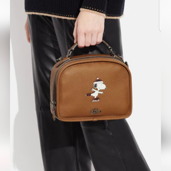 COACH SNOOPY LUNCH PAIL BAG - Picture 5 of 12